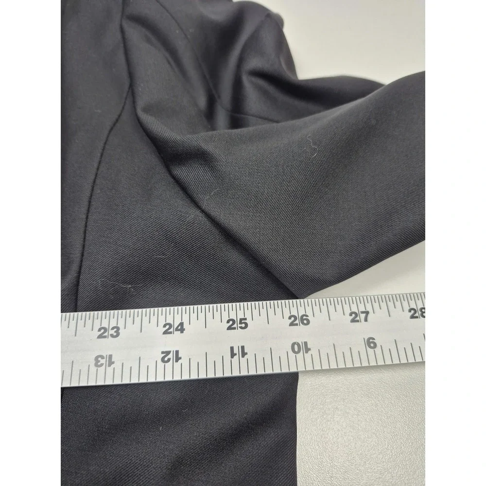 Peerless Couture International Suit Mens 52 Long Black Wool 2 Piece 48W VBC NWT